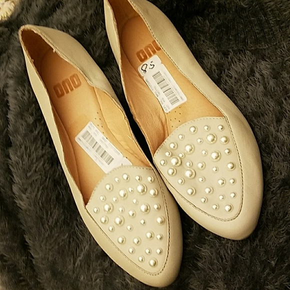 Women ONO Agathe Pearl Detail Flat - Picture 4 of 5